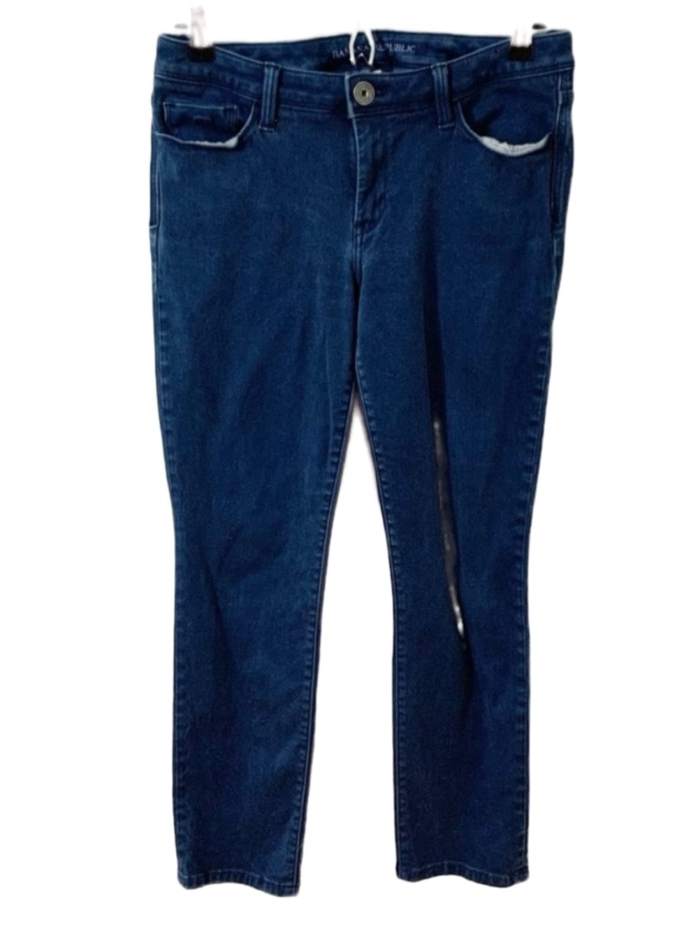 Banana Republic Skinny Ankle Jeans Size 29 Indigo Medium Wash Stretch Denim